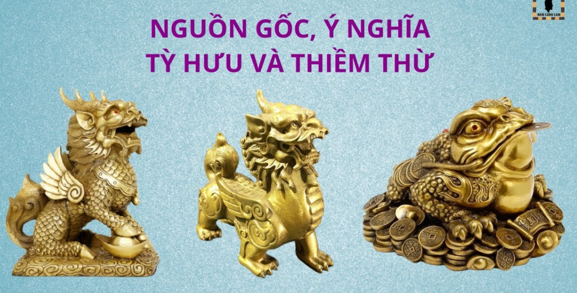 Sự khác biệt tỳ hưu và thiềm thừ trong cách bài trí